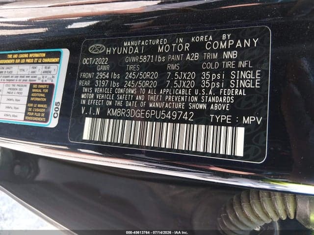 2023 HYUNDAI PALISADE XRT 9