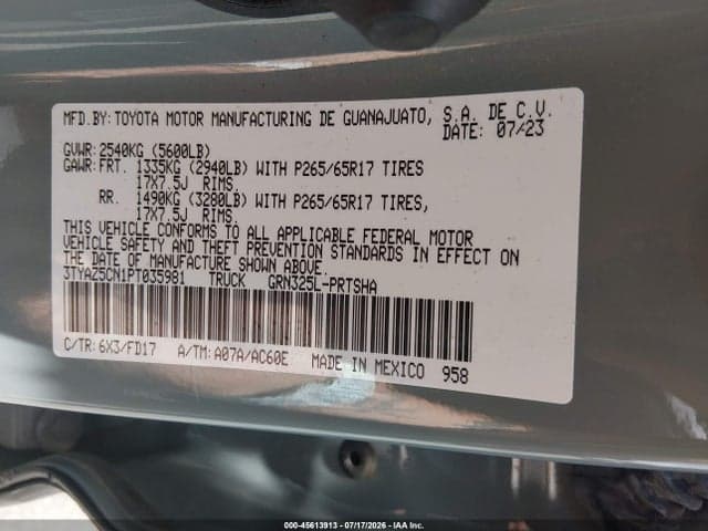 2023 TOYOTA TACOMA TRD SPORT 9