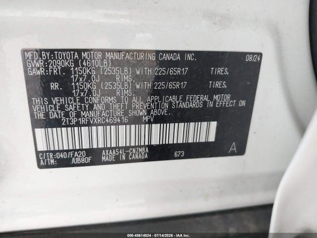 2024 TOYOTA RAV4 XLE 9