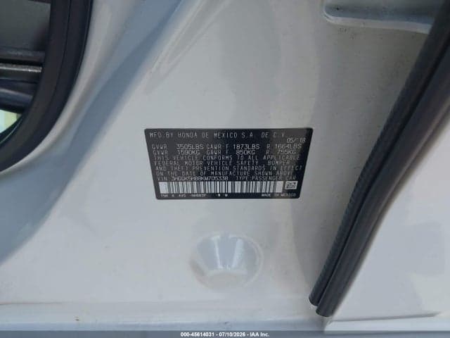 2019 HONDA FIT EX 9