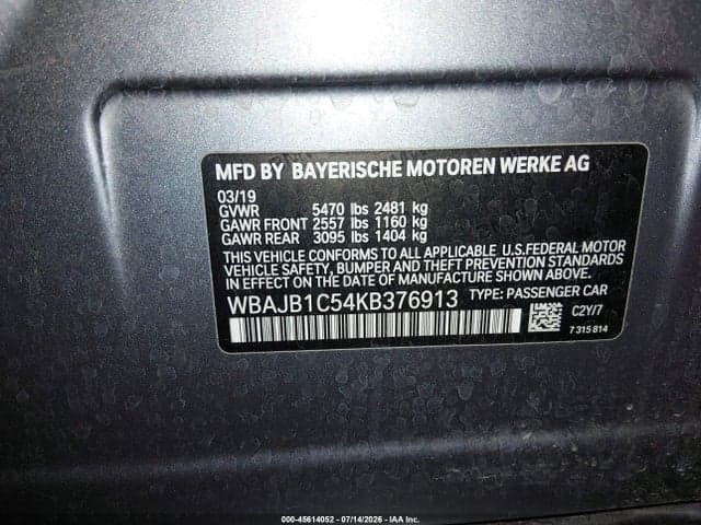 2019 BMW 530E XDRIVE IPERFORMANCE 9