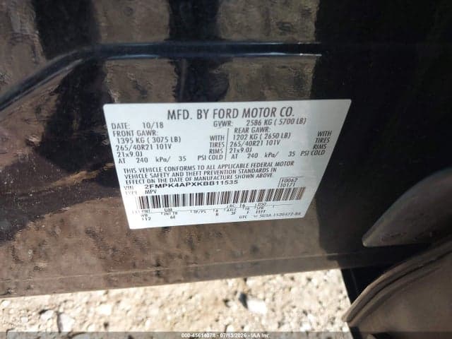 2019 FORD EDGE ST 9