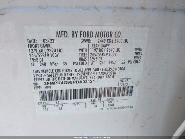 2023 FORD EDGE SE 9
