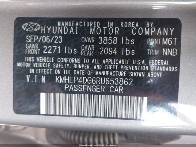 2024 HYUNDAI ELANTRA LIMITED 9