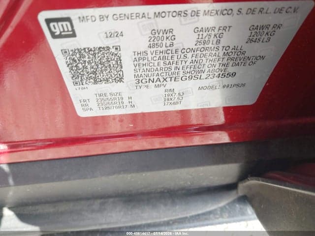 2025 CHEVROLET EQUINOX AWD RS 9