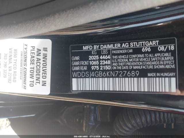 2019 MERCEDES-BENZ CLA 250 4MATIC 9