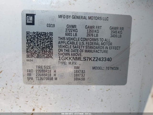 2019 GMC ACADIA SLT-1 9