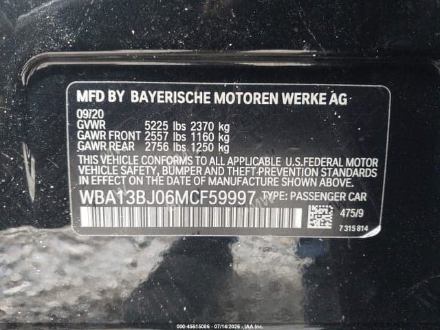 2021 BMW 530I XDRIVE 9
