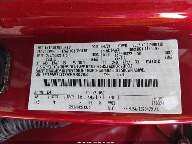 2024 FORD F-150 PLATINUM 9
