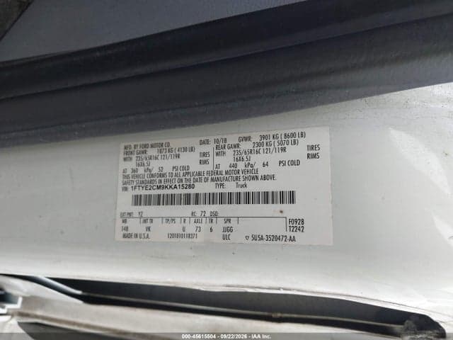 2019 FORD TRANSIT-150 10