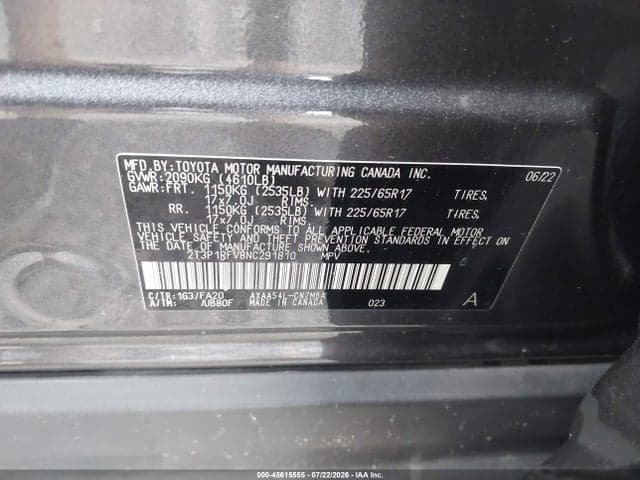 2022 TOYOTA RAV4 XLE 9