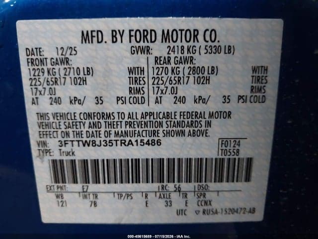 2026 FORD MAVERICK XLT 9