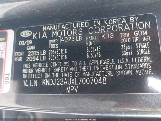 2020 KIA SOUL LX 9