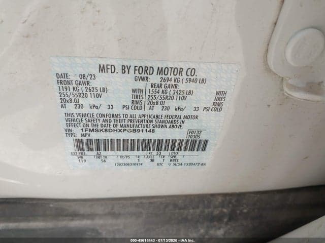 2023 FORD EXPLORER XLT 9