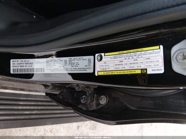 2022 RAM 1500 LIMITED 4X4 5'7 BOX 9