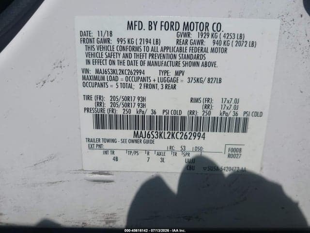 2019 FORD ECOSPORT TITANIUM 9