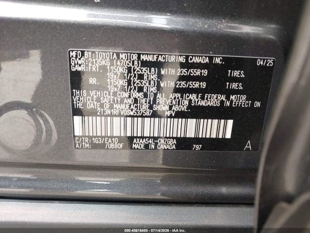 2025 TOYOTA RAV4 LIMITED 9