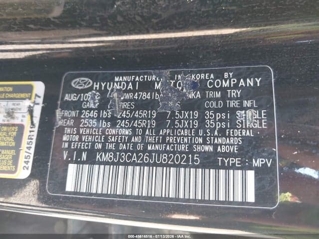 2018 HYUNDAI TUCSON LIMITED 9
