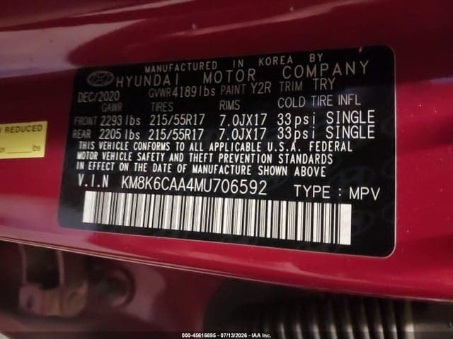 2021 HYUNDAI KONA SEL PLUS 9