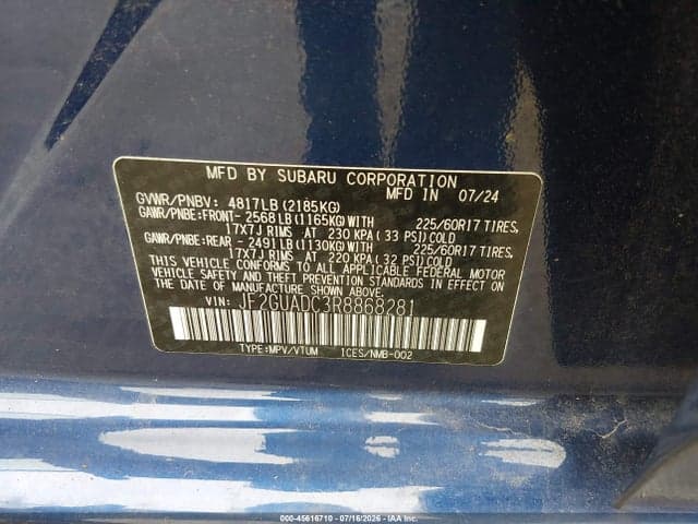 2024 SUBARU CROSSTREK PREMIUM 9