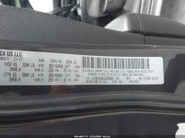 2018 DODGE DURANGO SXT RWD 9