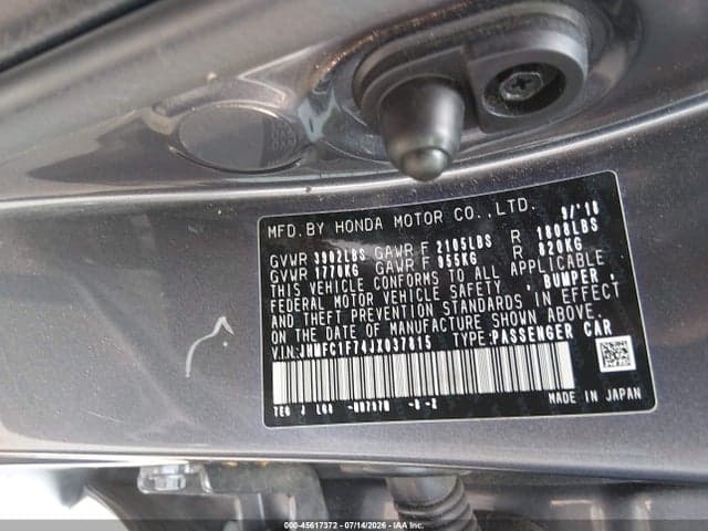 2018 HONDA CIVIC EX-L 9
