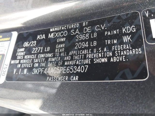 2023 KIA FORTE GT 9