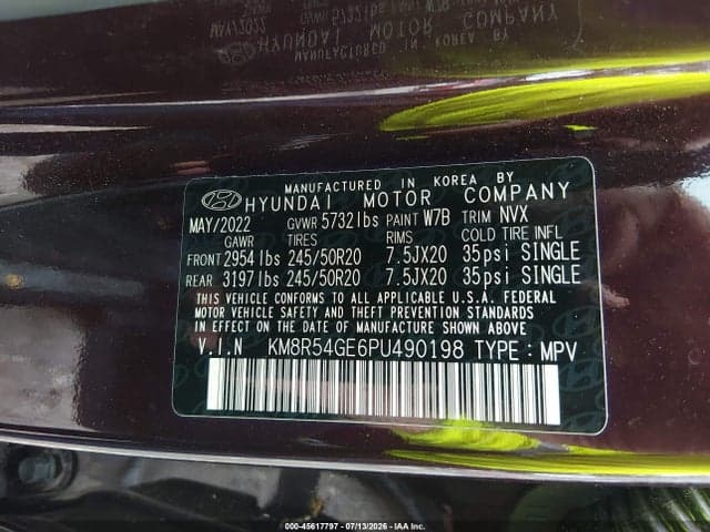 2023 HYUNDAI PALISADE LIMITED 9