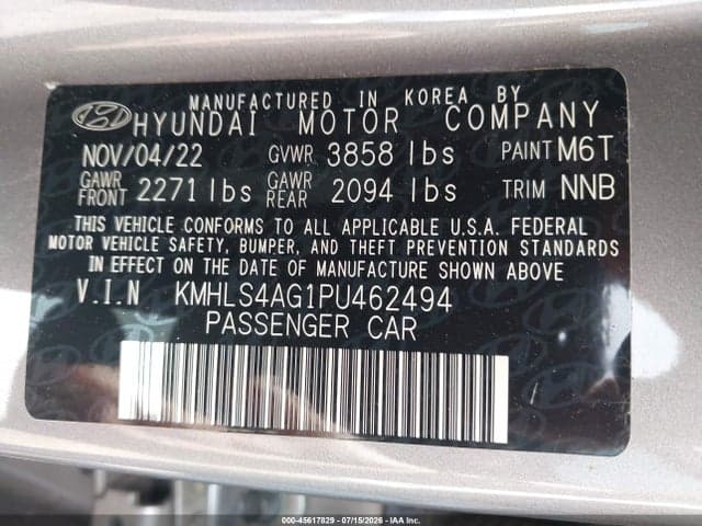 2023 HYUNDAI ELANTRA SEL 9