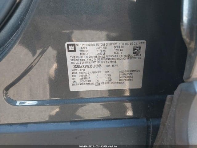 2018 CHEVROLET EQUINOX LS 9
