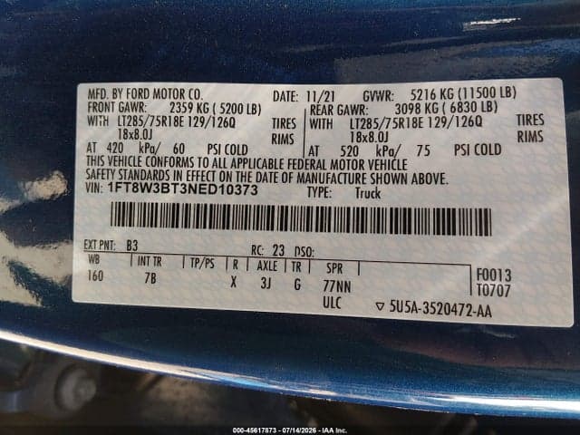2022 FORD F-350 PLATINUM 9