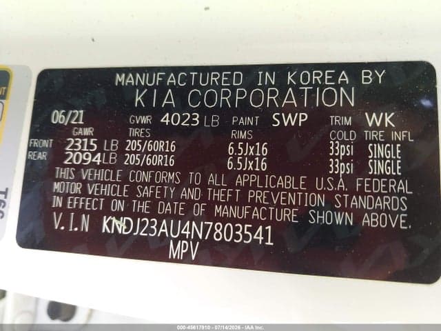 2022 KIA SOUL LX 9