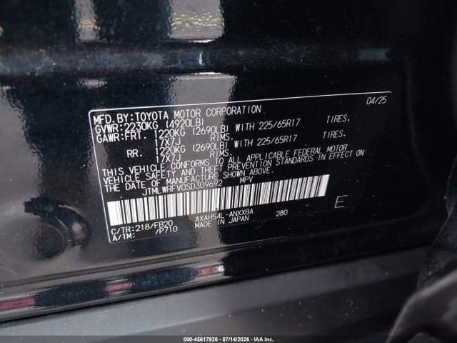 2025 TOYOTA RAV4 HYBRID LE 9