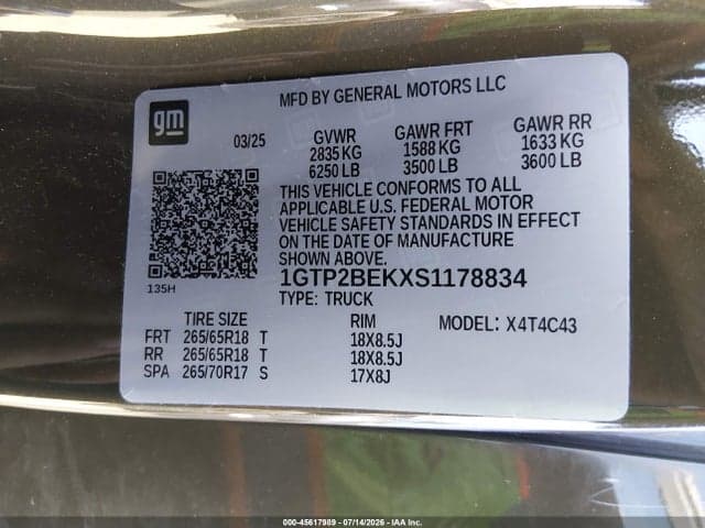 2025 GMC CANYON 4WD ELEVATION 9