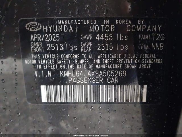 2025 HYUNDAI SONATA SEL 9