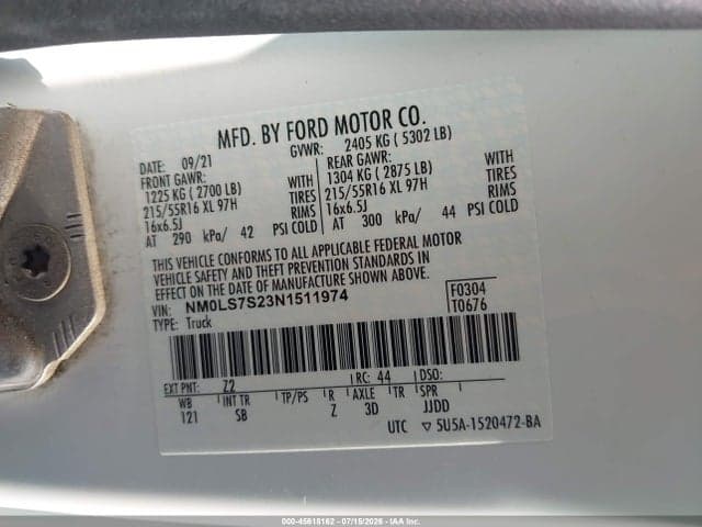 2022 FORD TRANSIT CONNECT XL 4