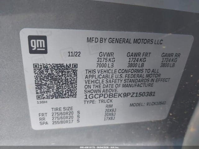 2023 CHEVROLET SILVERADO 1500 9