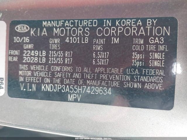 2017 KIA SOUL + 9