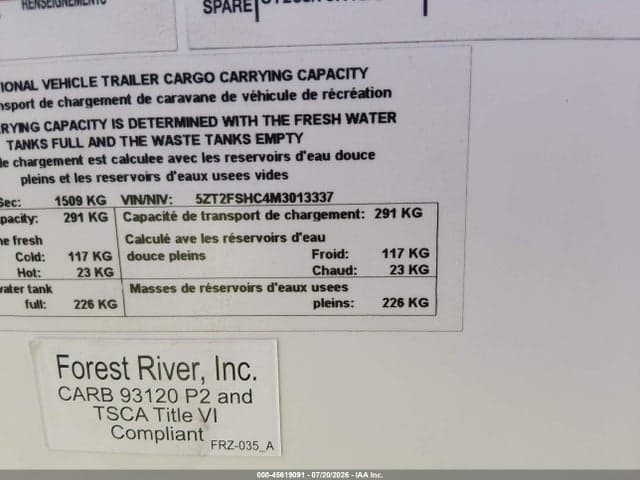 2021 FOREST RIVER FLAGSTAFF E-PRO TRAVEL TRAILER 9