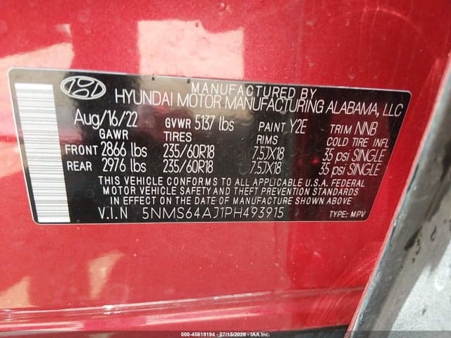 2023 HYUNDAI SANTA FE XRT 9