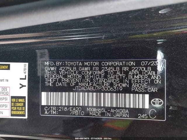 2023 TOYOTA PRIUS XLE AWD-E 9