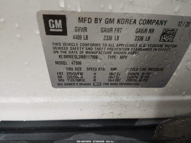2021 BUICK ENCORE GX AWD SELECT 9