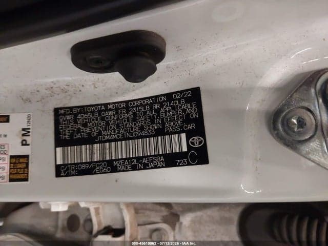 2022 TOYOTA COROLLA SE 6MT 9