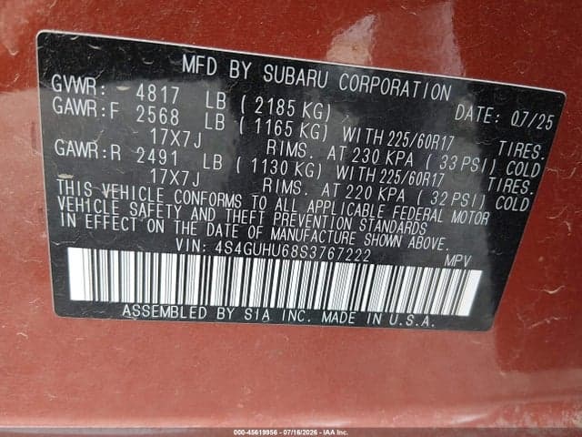 2025 SUBARU CROSSTREK WILDERNESS 9