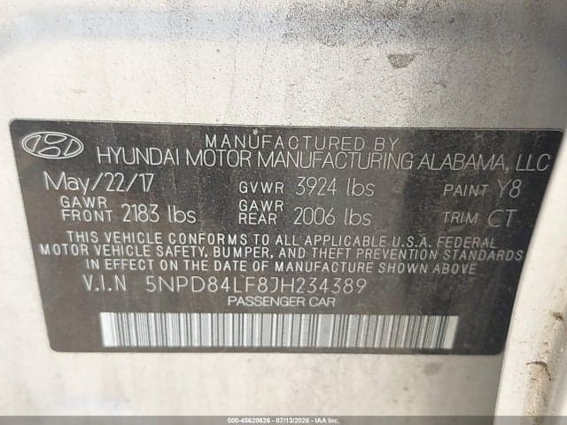2018 HYUNDAI ELANTRA SEL 9
