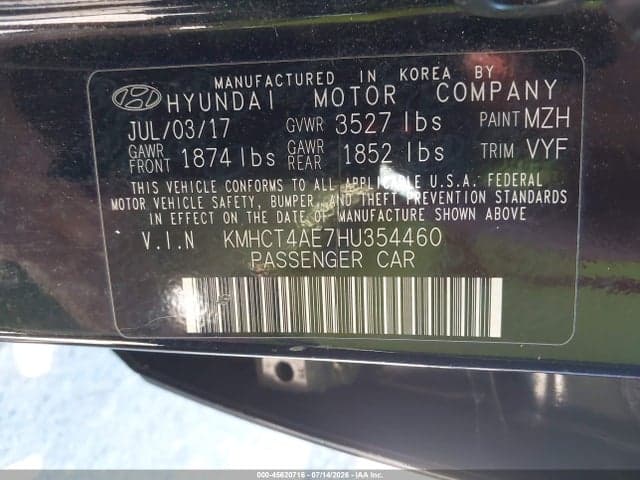 2017 HYUNDAI ACCENT VALUE EDITION 9
