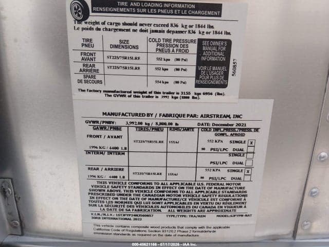 2022 AIRSTREAM OTHER 9