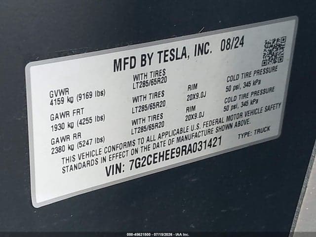2024 TESLA CYBERTRUCK CYBERBEAST 9
