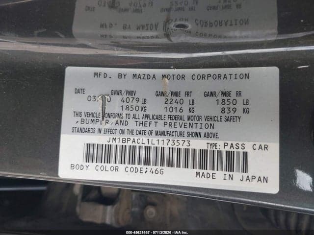 2020 MAZDA MAZDA3 SELECT PACKAGE 9