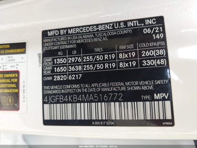 2021 MERCEDES-BENZ GLE 350 4MATIC 9